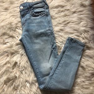 True Religion Halle Mid Rise Super Skinny